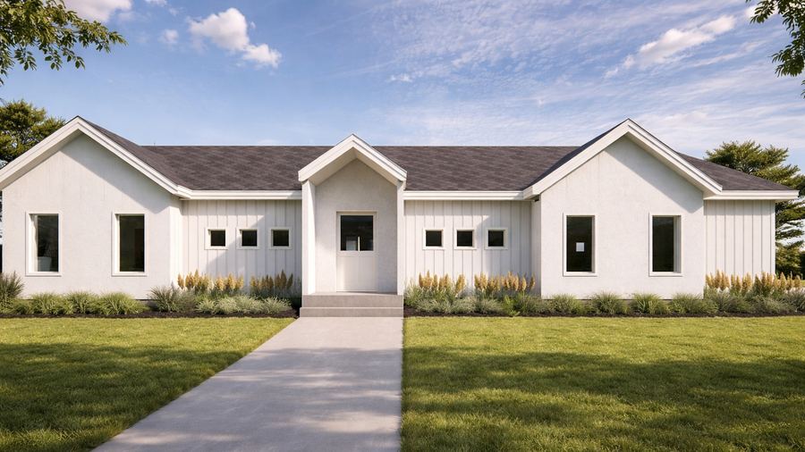 The Contemporary exterior rendering